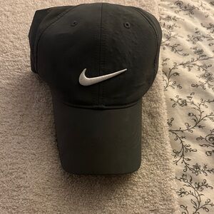 Nike Dark Gray Cap with White Swoosh